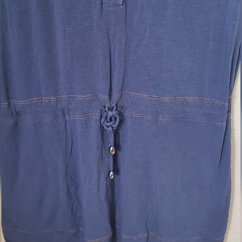 American Exchange Blue Drawstring top XS - Picture 7 of 12